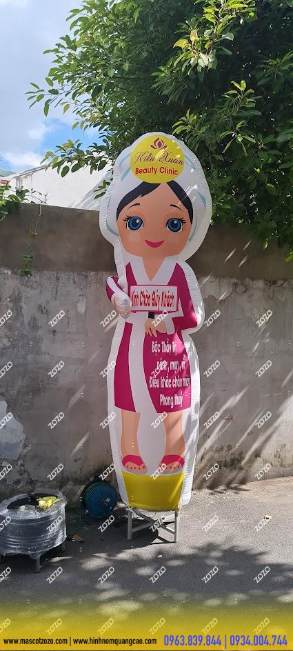 RỐI SPA Rối hơi cô gái Spa