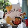 Rối hơi hình mèo cho quán ăn vặt mì cay 3 Roi hoi meo an vat