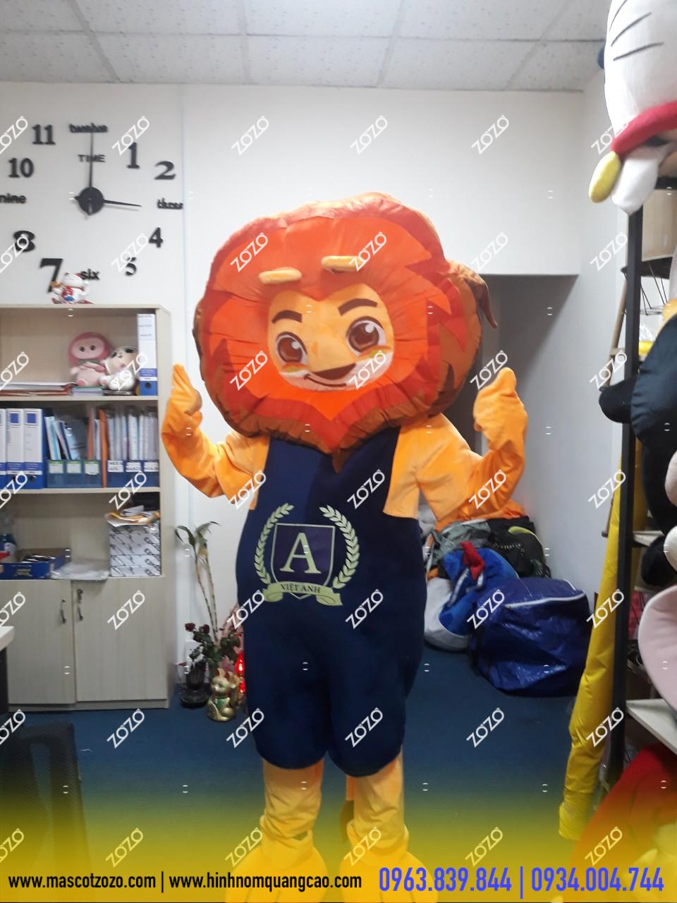 mascot sư tử mascot sư tử