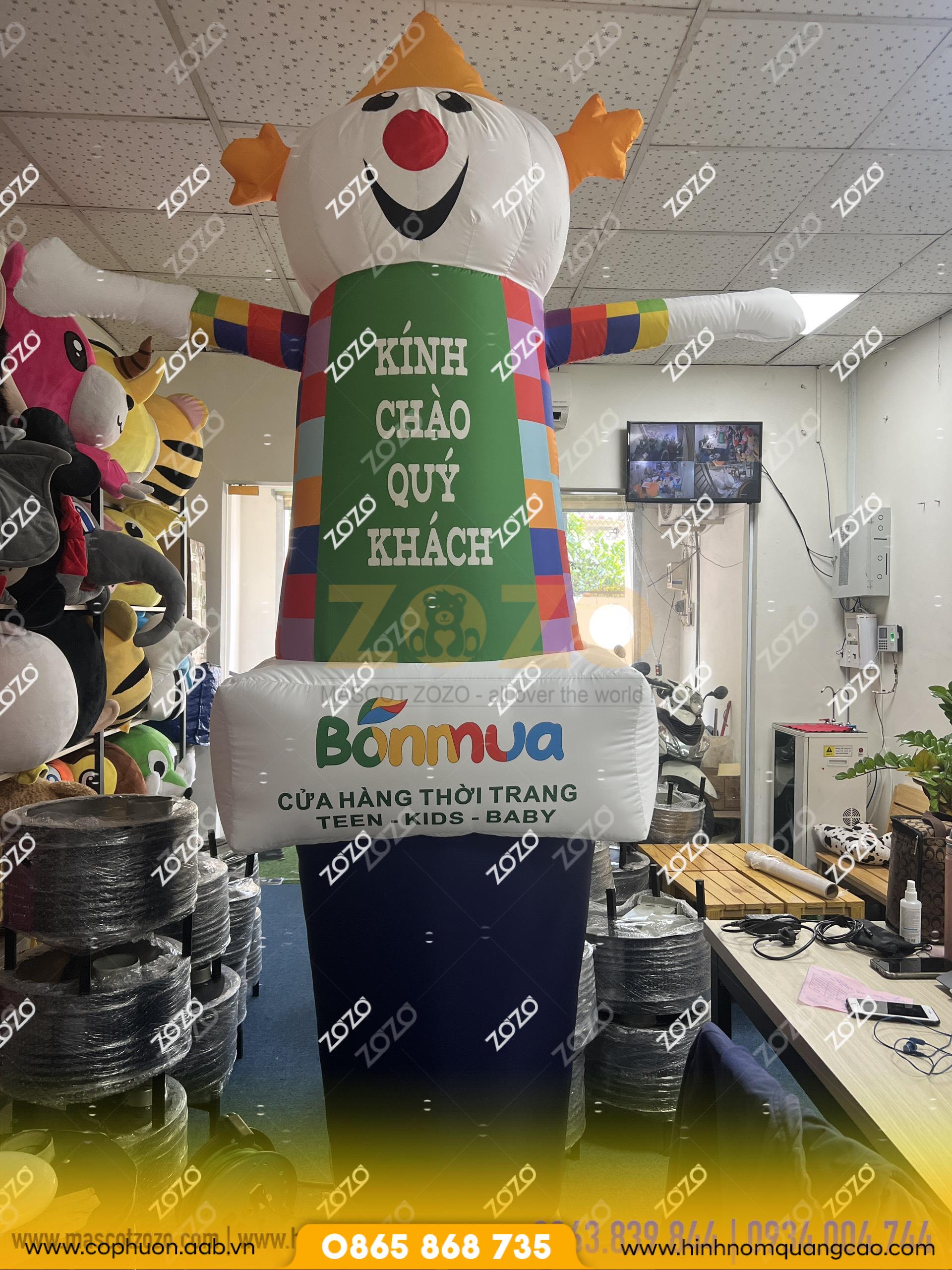 Rối hơi chú hề Bonmua Rối hơi chú hề Bonmua