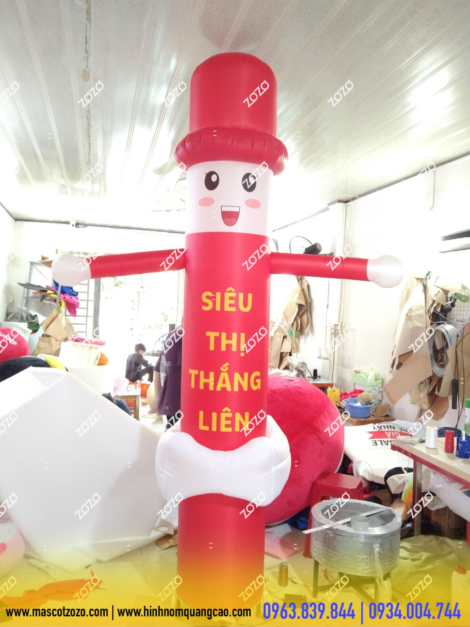 rối hơi siêu thị rối hơi siêu thị