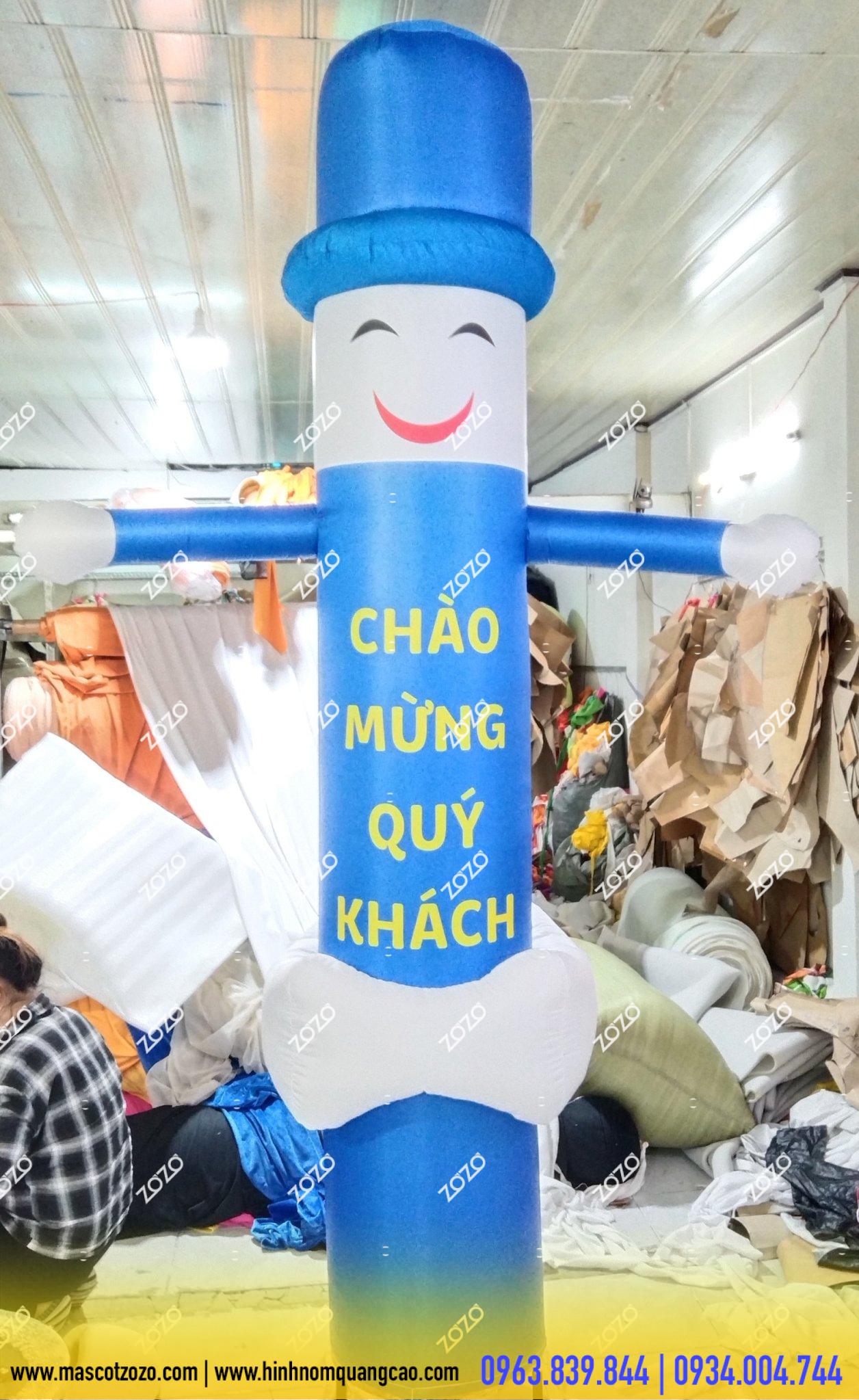 rối hơi vẫy tay rối hơi vẫy tay