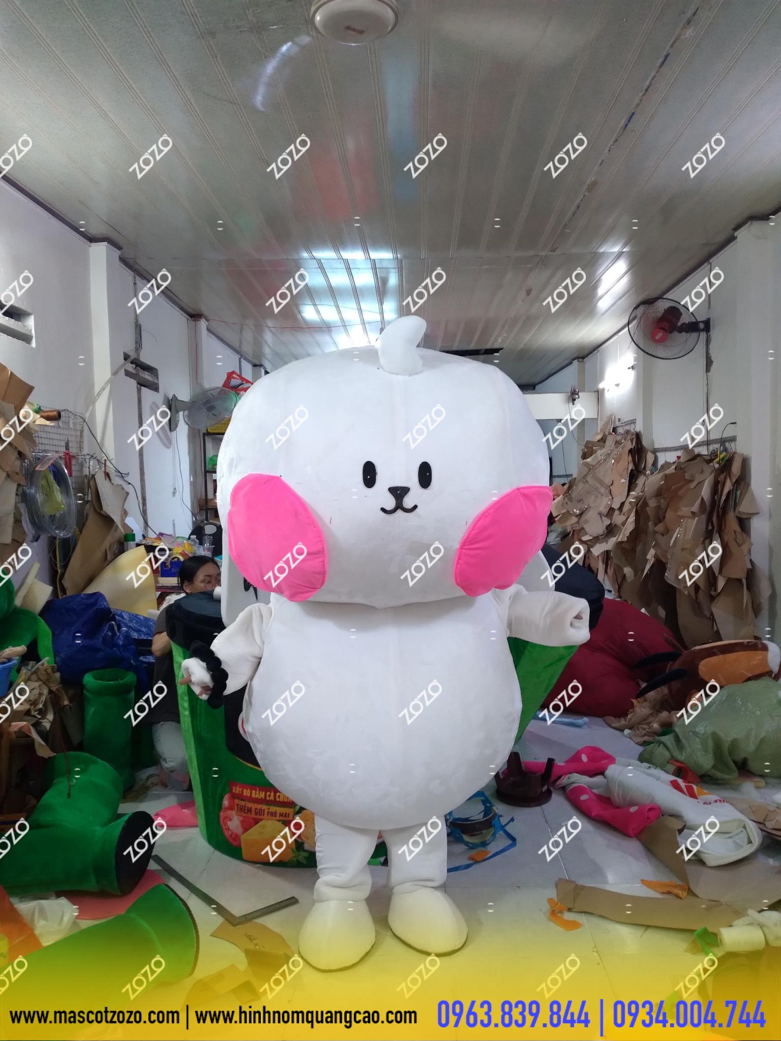 mascot gấu trắng mascot gấu trắng