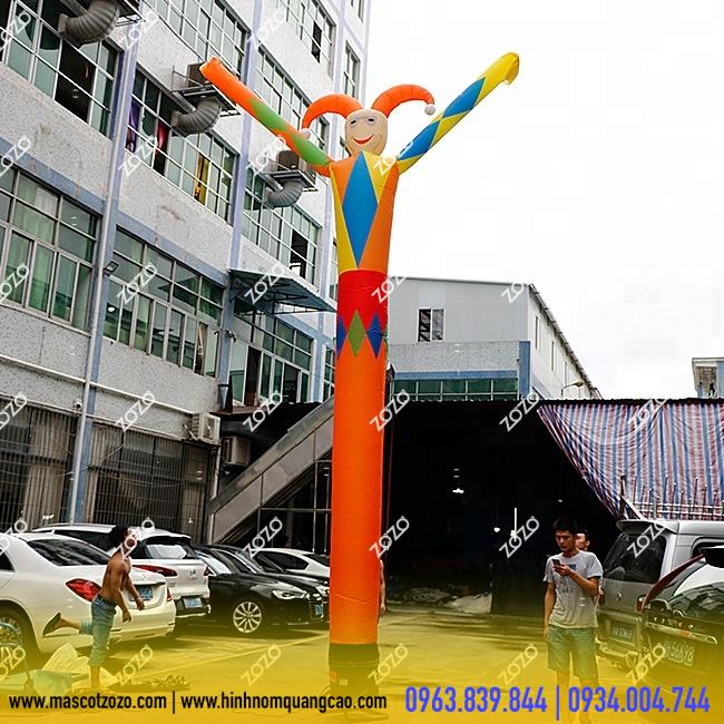 Source High quality customized advertising dummy air tube man inflatable clown sky dancer man on m.alibaba.com