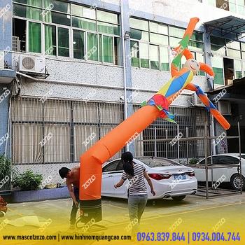 Source High quality customized advertising dummy air tube man inflatable clown sky dancer man on m.alibaba.com