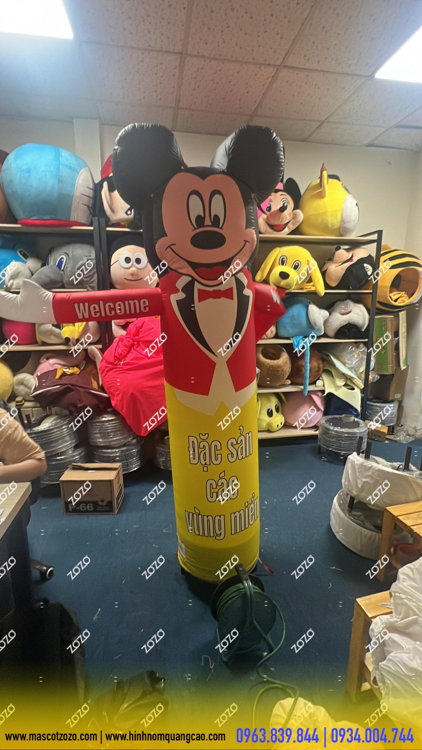 rối hơi chuột mickey roi hoi chuot mickey