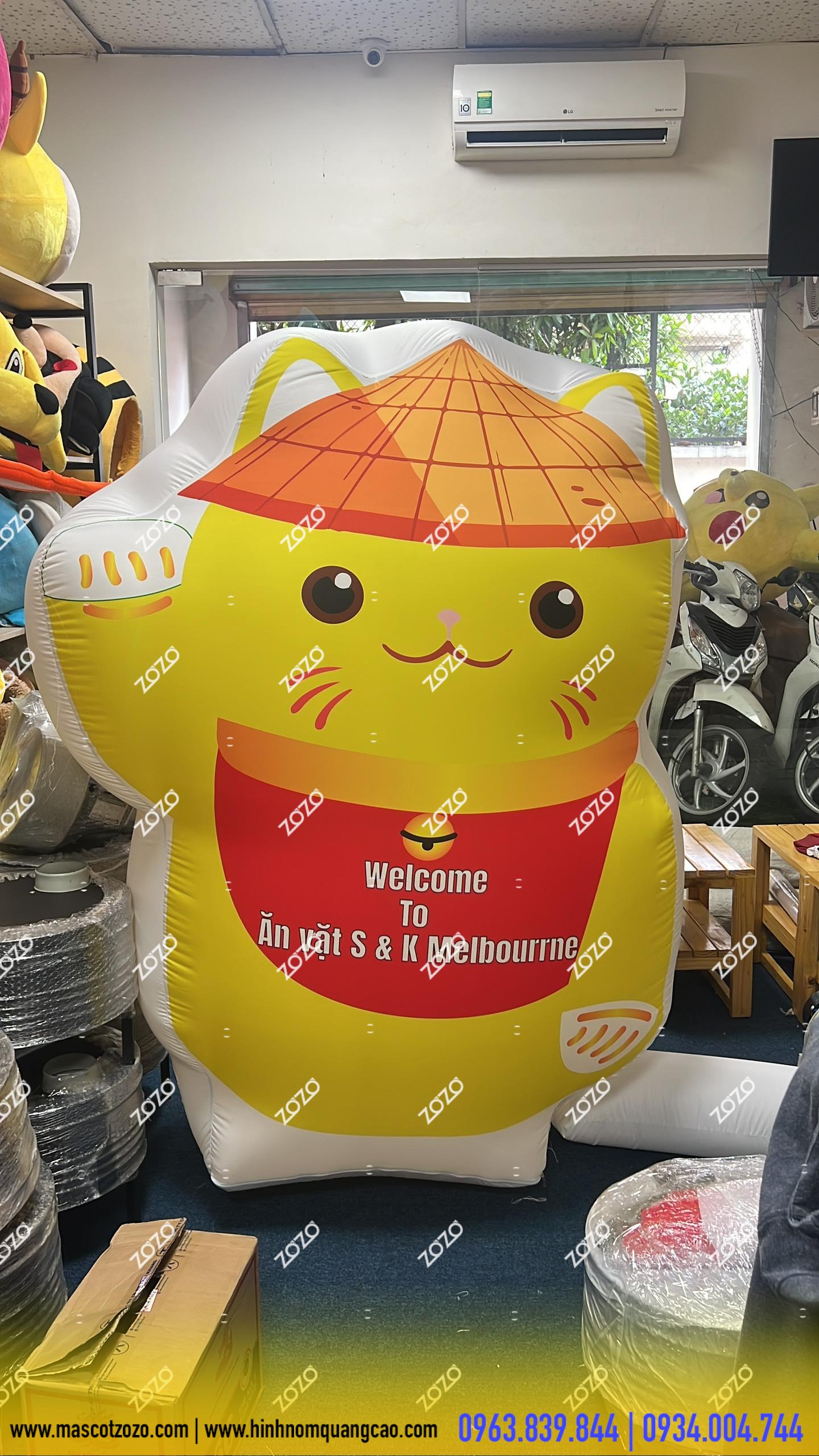 rối hơi mèo ăn vặt roi hoi meo an vat