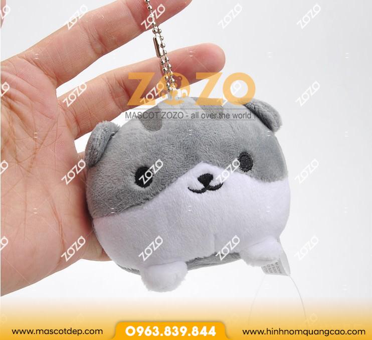 HCM]Móc khóa gấu bông mèo Neko Atsume cao 8 cm (màu xám) | Lazada.vn