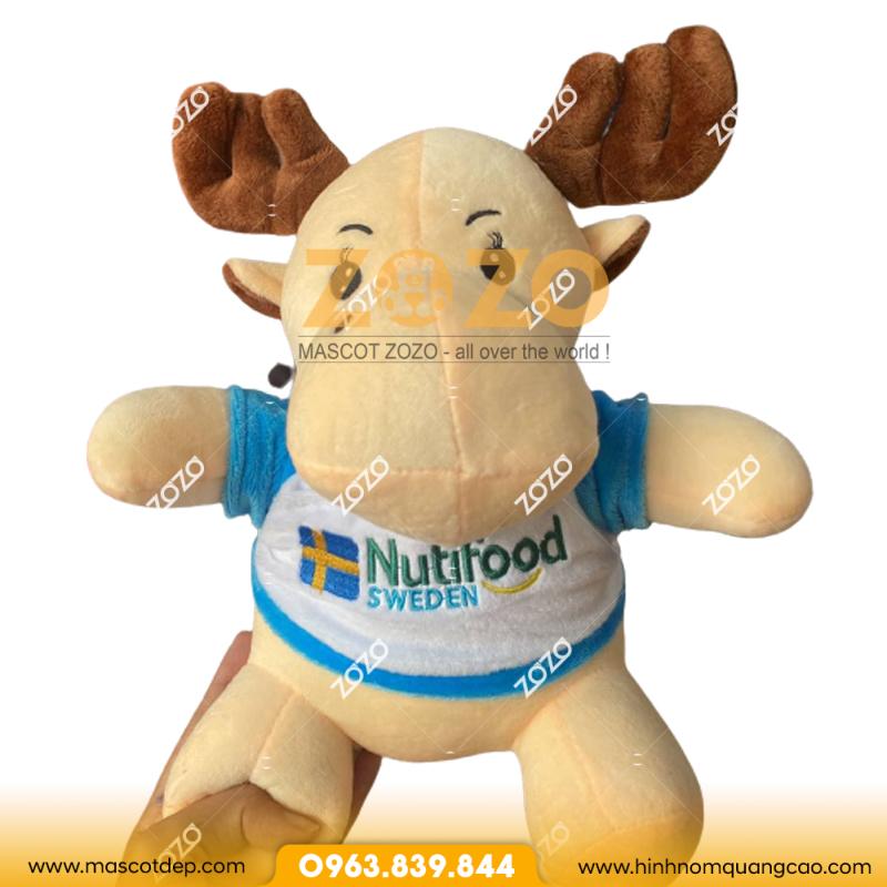 Gấu bông Nutifood tuần lộc màu be | Đồ Chơi Trẻ Em | moby.com.vn