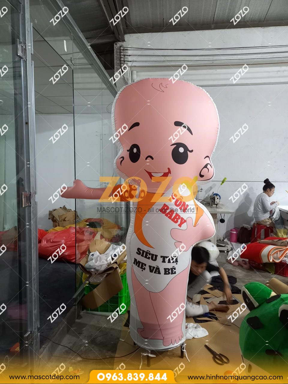 Rối hơi em bé Roi hoi em be