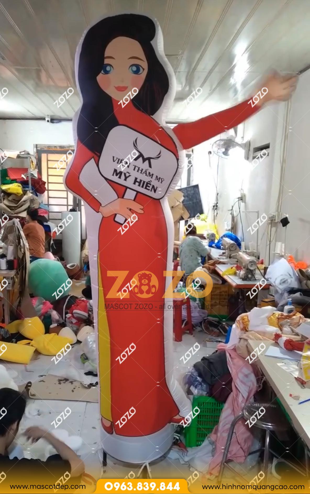 rối hơi cô gái áo dài roi hoi co gai ao dai