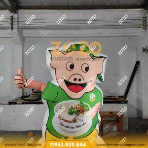 hình nộm quảng cáo hình con heo