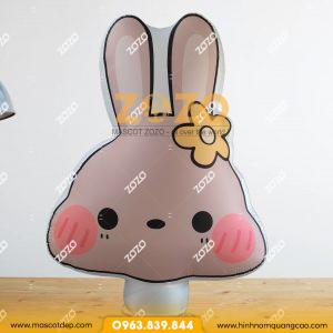 Mô hình bơm hơi 6 Rối hơi thỏ nâu