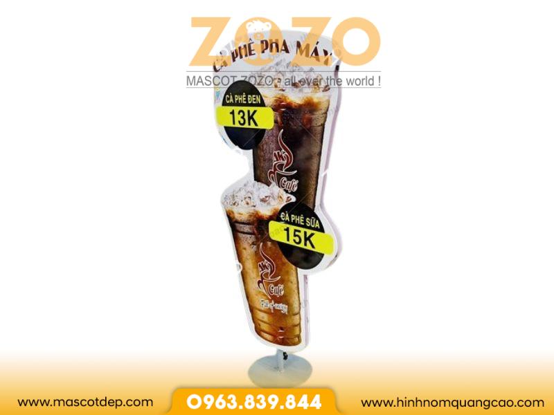 Mẫu standee mô hình ly cà phê số 2 standee mo hinh ly ca phe 3