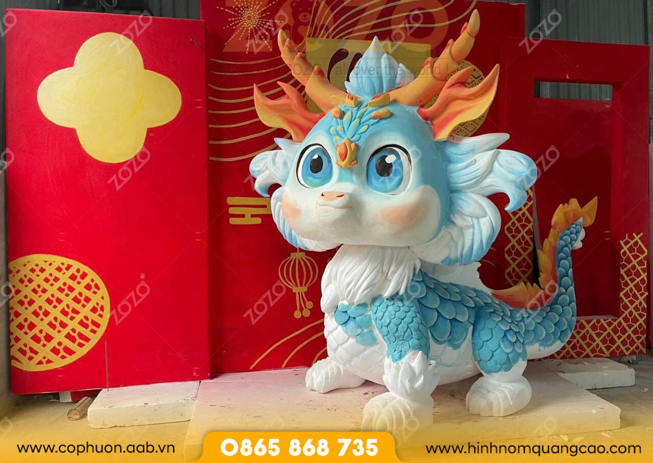 Mô hình rồng bằng xốp Mo hinh rong bang