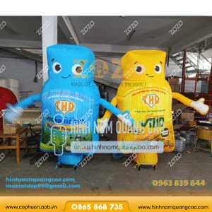 Rối hơi chai thuốc phân bón THD