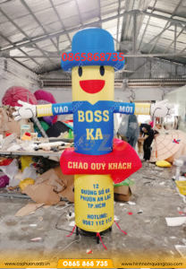 Rối hơi quảng cáo theo yêu cầu tại Xưởng Zozo