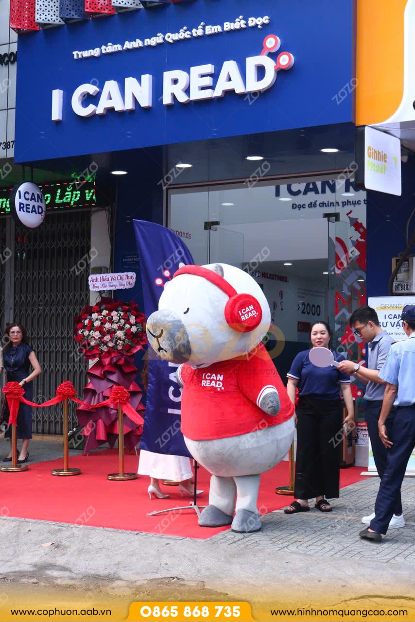 mascot quảng cáo theo yêu cầu