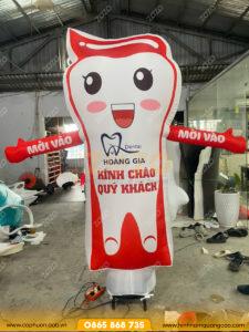 rối hơi quảng cáo