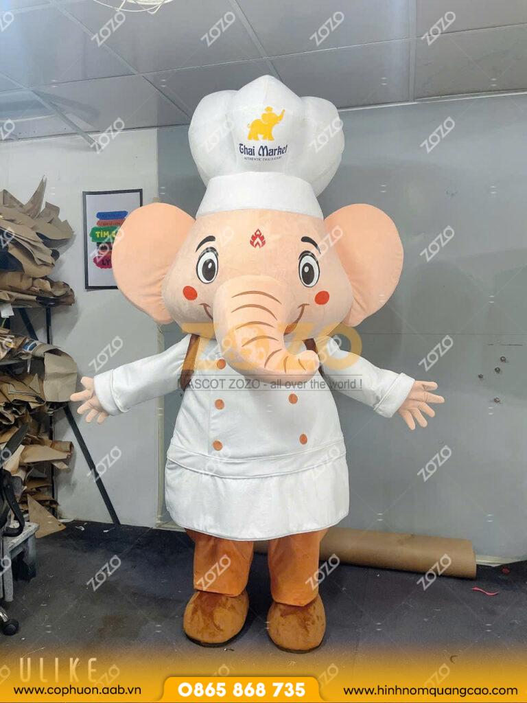 mascot bông theo yêu cầu