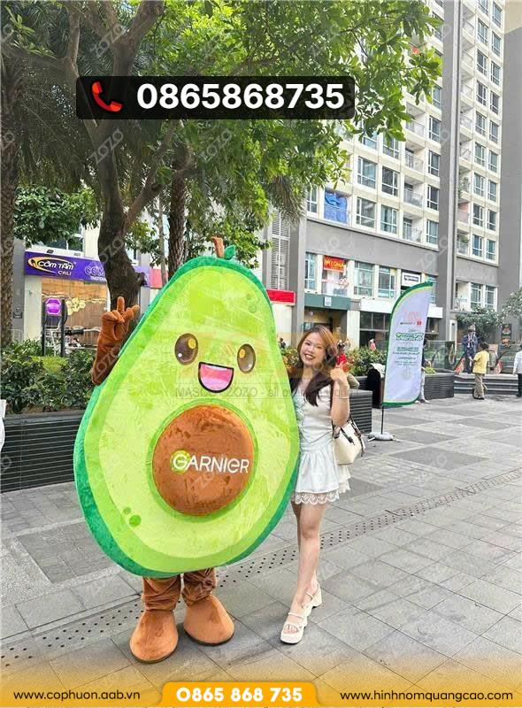 mascot bơ 