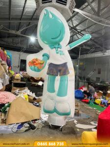 rối hơi quảng cáo